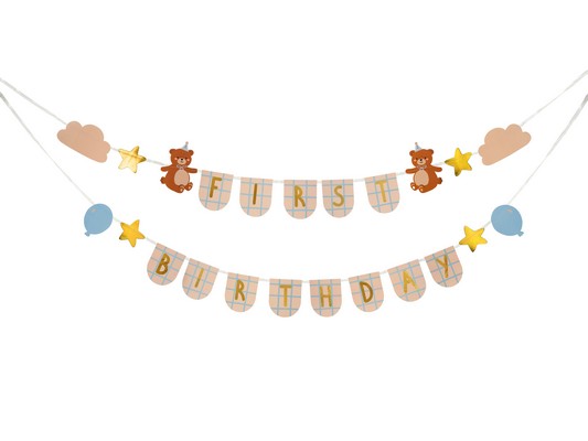 Baner Teddy 1. birthday
