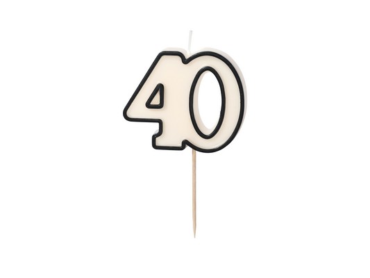 Svjećica crno-bijela 40